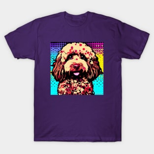 Poodle cross Pop Art T-Shirt